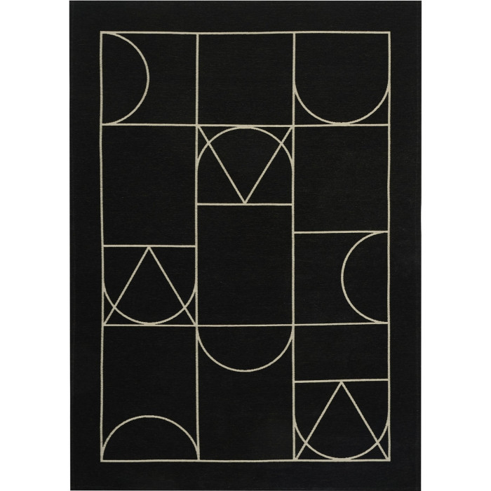 Alfombra SIGNET BLACK (Art Deco Collection)